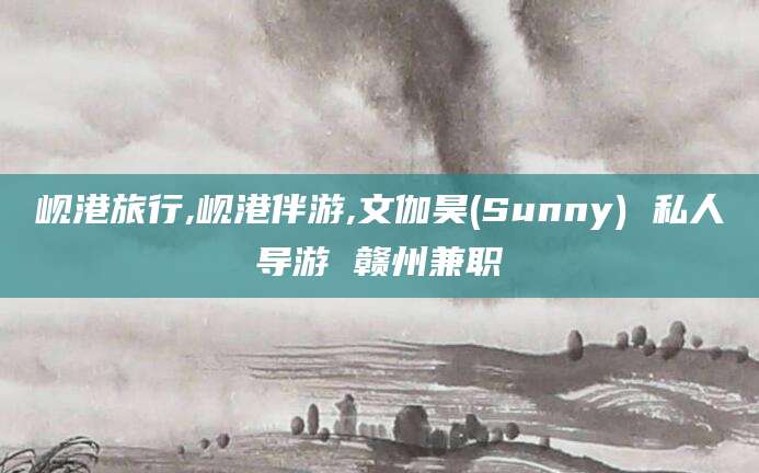 嵊州岘港旅行,岘港伴游,文伽昊(Sunny) 私人导游 赣州兼职